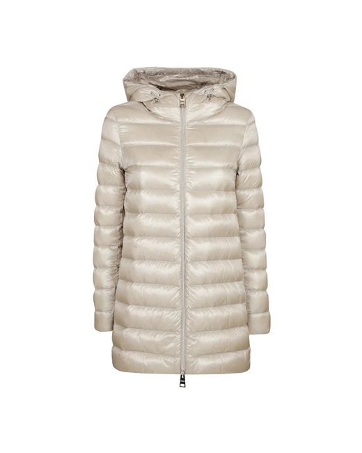 Chaqueta Ultraligera De Nylon Forma A, Mujer, Talla Herno de color Natural