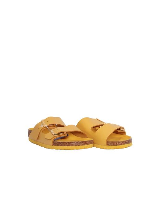 Birkenstock Yellow Sliders