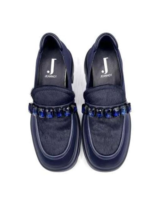 Jeannot Blue Loafers