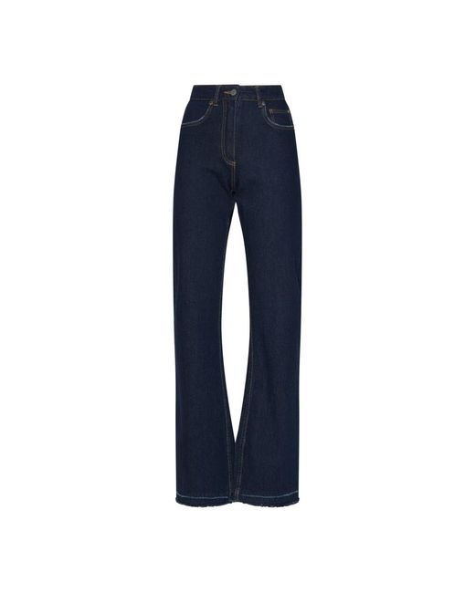 Silvian Heach Blue Bootcut Jeans