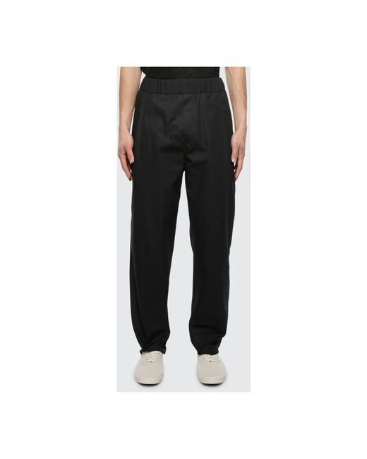 Laneus Gray Straight Trousers for men