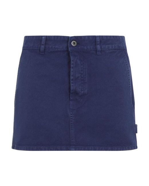 Miu Miu Blauwe Rok Verhoog Mode Stijl in het Blue