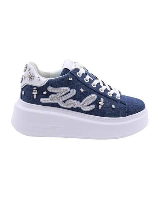 Sneakers Karl Lagerfeld de color Blue