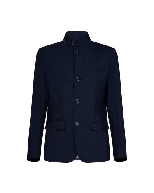Herno Blue Light Jackets for men