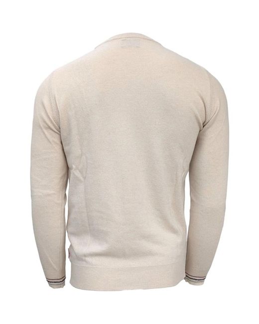 Bob Natural Round-Neck Knitwear for men