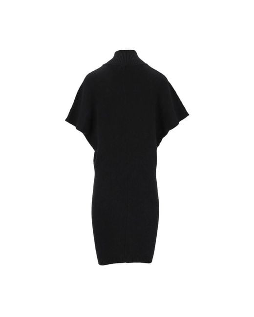 FEDERICA TOSI Black Knitted Dresses