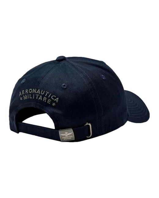 Aeronautica Militare Blue Caps for men