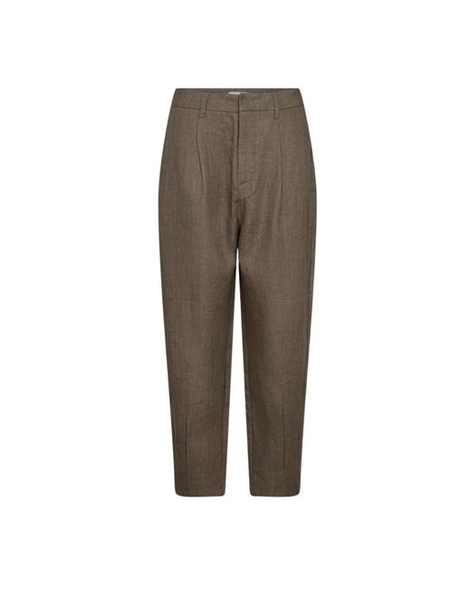 Trousers > cropped trousers Copenhagen Muse en coloris Brown
