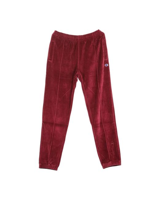 Champion Broeken ,Rood ,Katoen Rechtgesneden Broek in het Red voor heren