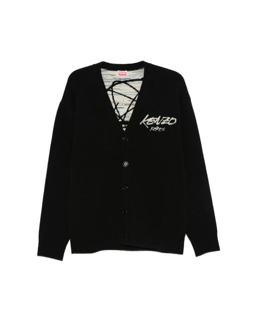 KENZO Black Cardigans for men