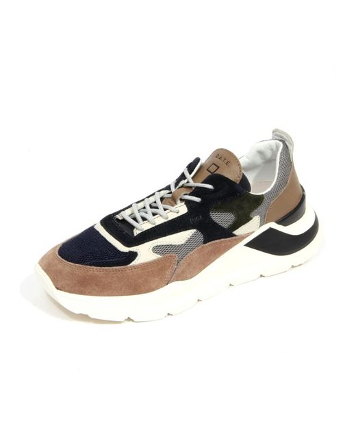 Date Blue Sneakers for men