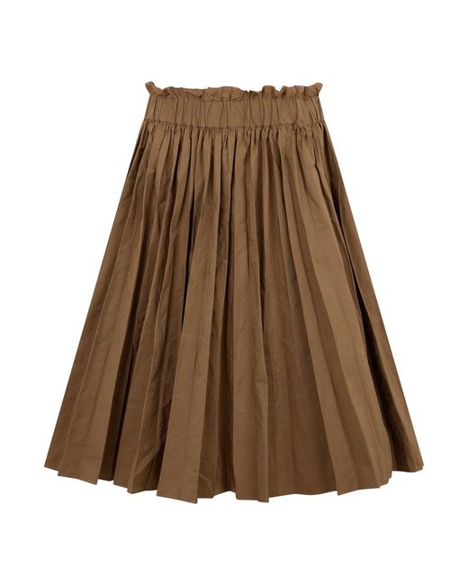 RED Valentino Brown Midi Skirts