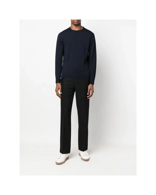 Roberto Collina Blue Round-Neck Knitwear for men