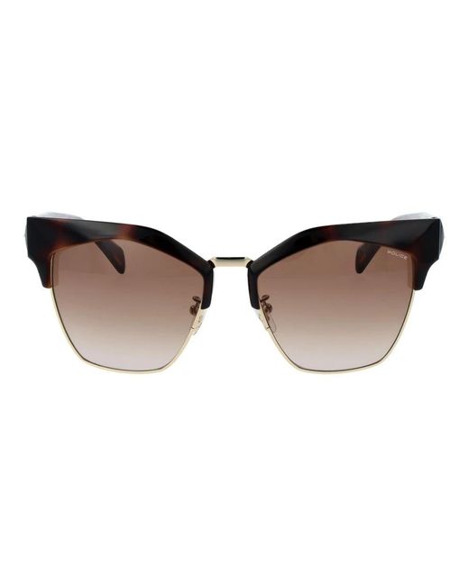 Police Brown Sunglasses