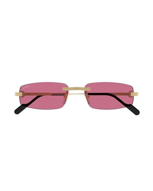 Cartier Pink Sunglasses for men