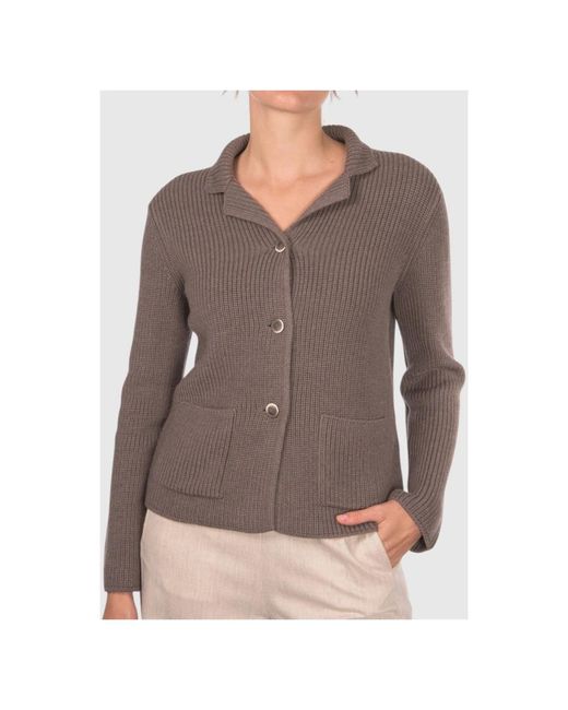 Cardigans Gran Sasso en coloris Brown