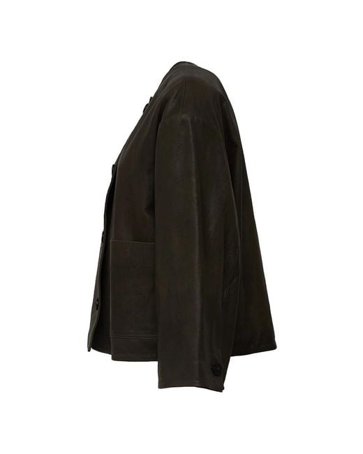 Weekend by Maxmara Crewneck Boxy Jacket in het Black