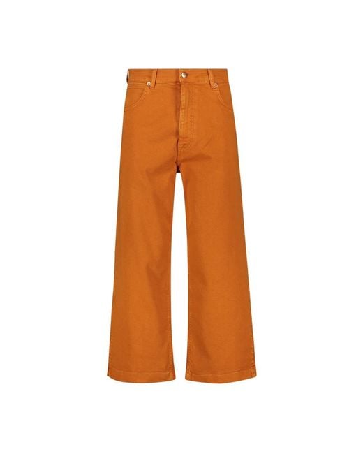 Re-hash Orange Wide Trousers