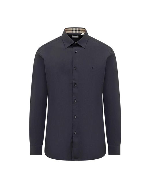 Burberry Blue Casual Shirts for men