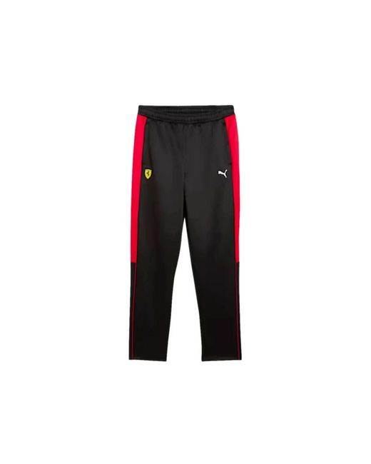 PUMA Fitness ,Zwart ,Katoen Hp Race Mt7 Trainingsbroek in het Red voor heren