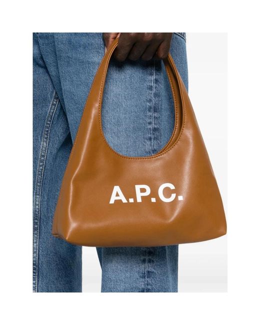 A.P.C. Brown Handbags