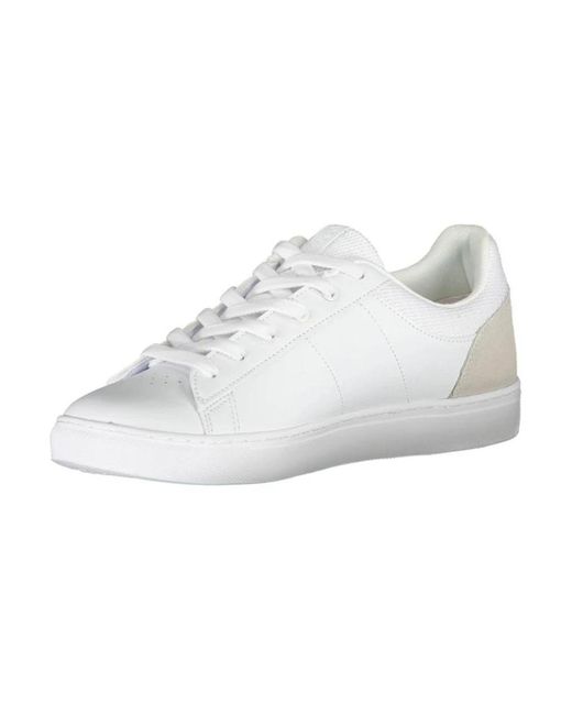 Napapijri Weißer logo-sneaker mit kontrastdetails in White für Herren