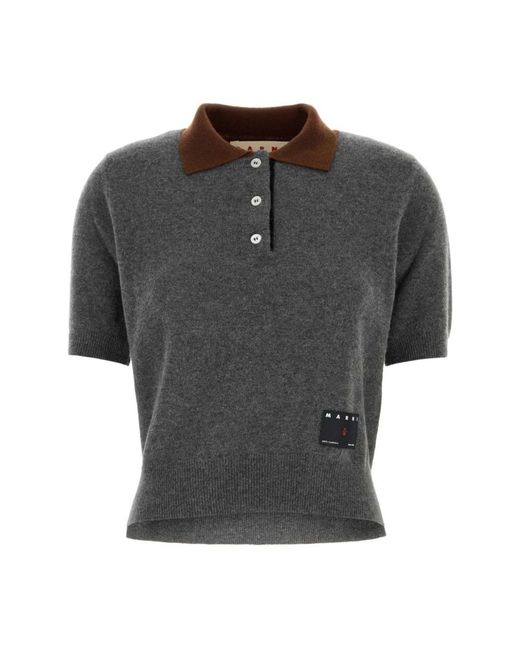 Marni Gray Cashmere Knitwear