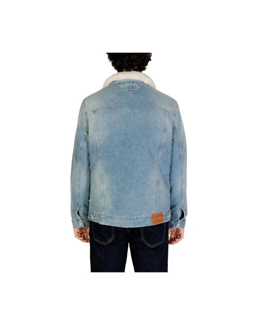 Tommy Hilfiger Blue Denim Jackets for men