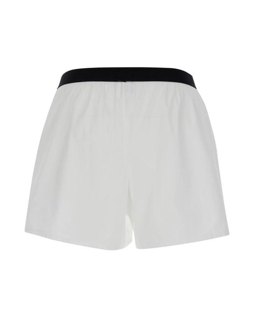 Tom Ford Ondergoed ,Wit ,Katoen Popline Stretch Bottoms in het Blue voor heren