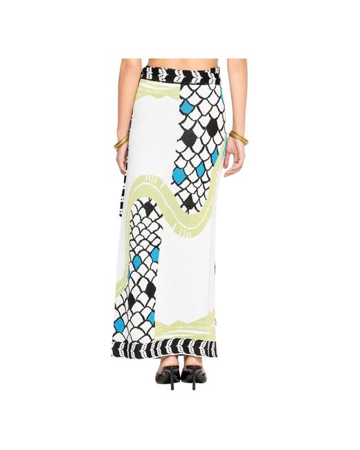 Akep Blue Maxi Skirts