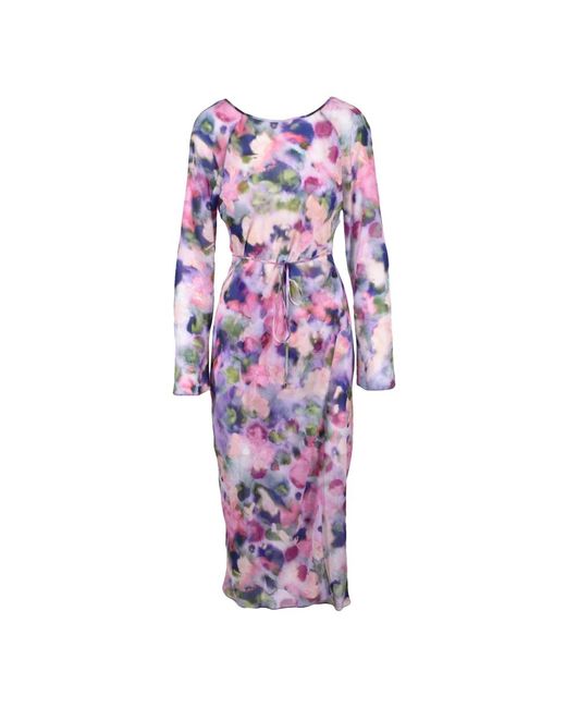 Patrizia Pepe Purple Midi Dresses