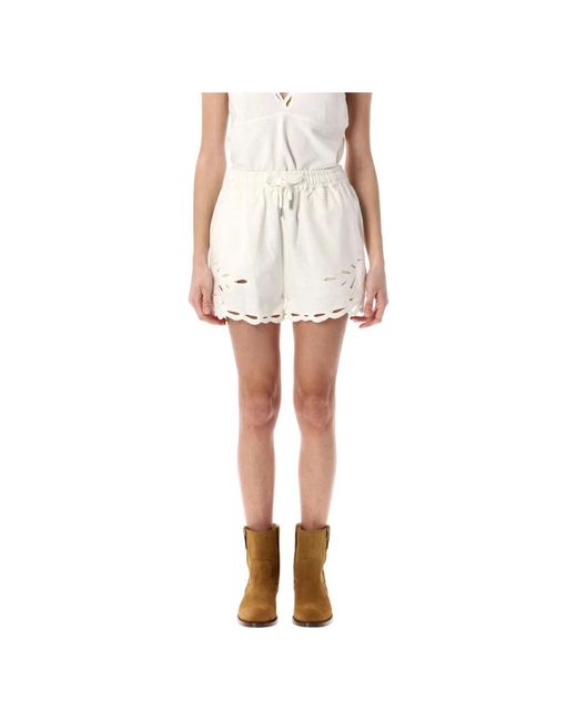 Short Shorts Isabel Marant de color White