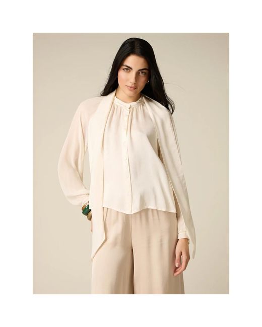 Blouses Oltre de color Natural