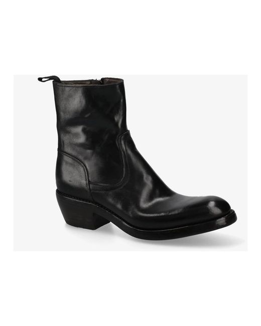 Premiata Black Cowboy & Biker Boots for men