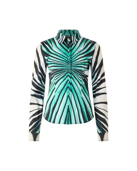 Roberto Cavalli Green Shirts