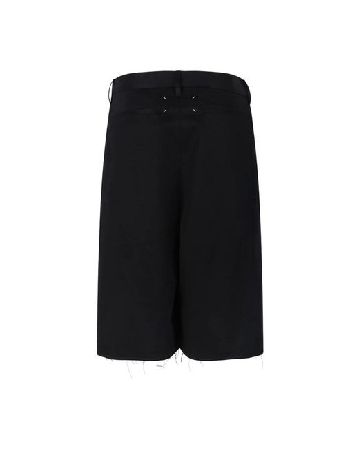 Maison Margiela Black Bermudas