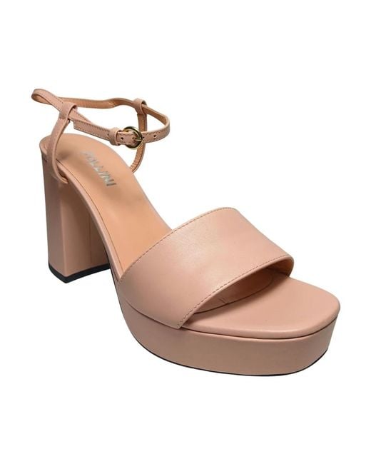 Pollini Pink High Heel Sandals