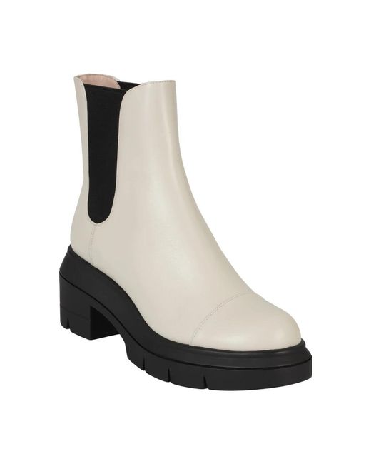 Stuart Weitzman Black Chelsea Boots