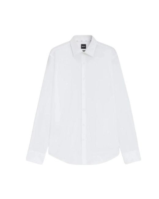 HUGO White Formal Shirts for men