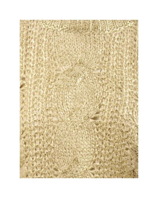 Akep Yellow Round-Neck Knitwear