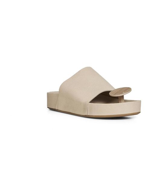 Uma Wang White Flip Flops