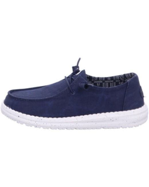 HeyDude Blue Laced Shoes