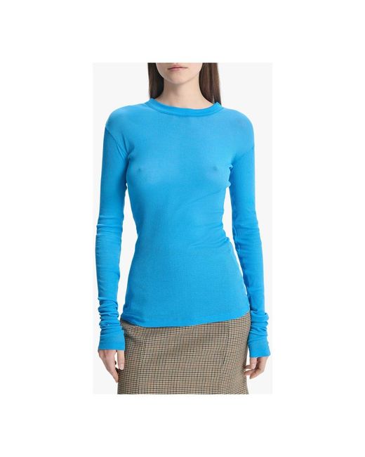 BITE STUDIOS Blue Langarm-Jersey