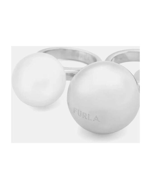 Furla White Rings
