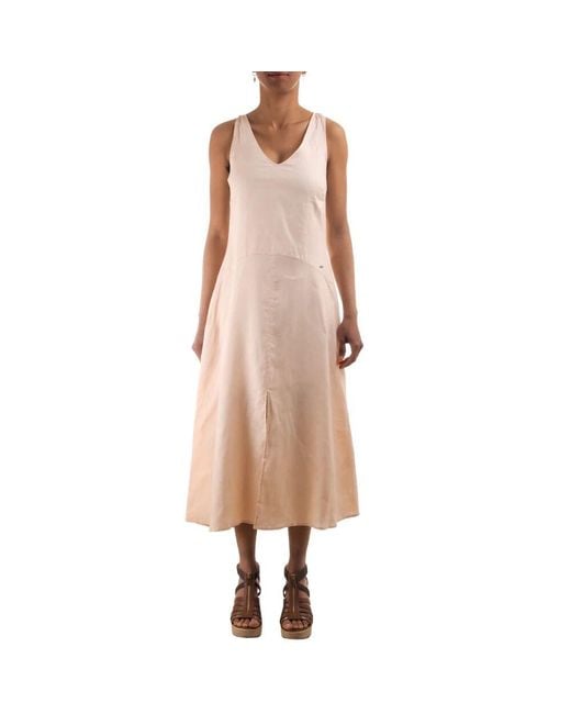 Midi Dresses ARMANI EXCHANGE en coloris Pink