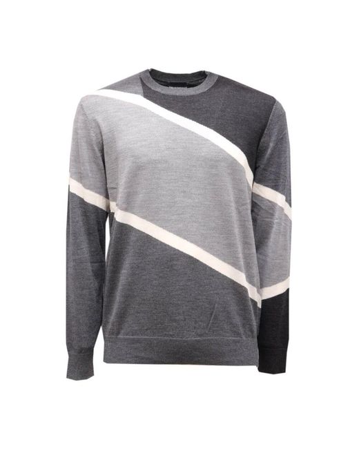Armani Grauer Wollpullover Modell 6K1Mtd in Gray für Herren