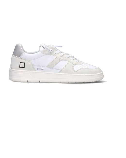 Date White Sneakers for men