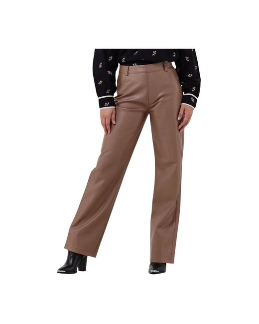 Sofie Schnoor Black Weite Bein Braun Hose