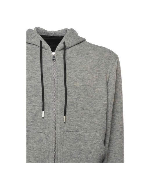 Giuliano Galiano Gray Zip-Throughs for men