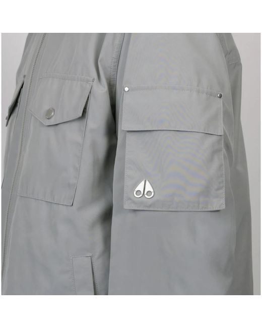 Light Jackets Moose Knuckles de hombre de color Gray